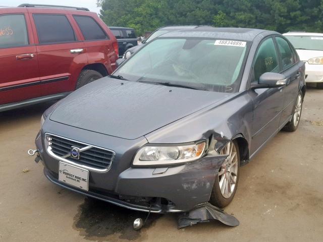 YV1MS390792442012 - 2009 VOLVO S40 2.4I GRAY photo 2