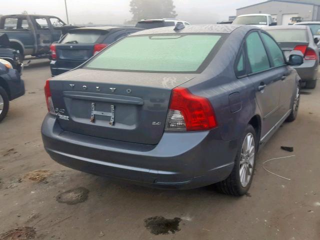 YV1MS390792442012 - 2009 VOLVO S40 2.4I GRAY photo 4