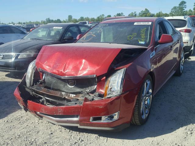 1G6DK5EVXA0116114 - 2010 CADILLAC CTS PERFOR RED photo 2