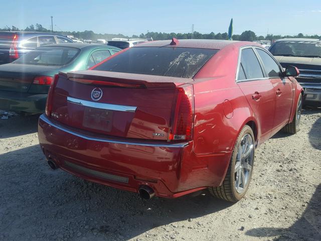 1G6DK5EVXA0116114 - 2010 CADILLAC CTS PERFOR RED photo 4