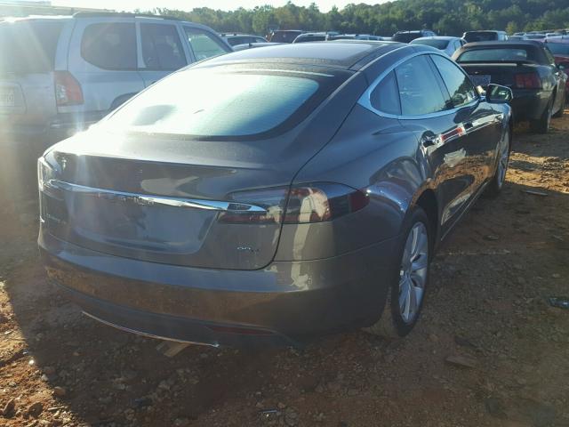 5YJSA1E27GF129287 - 2016 TESLA MODEL S BROWN photo 4