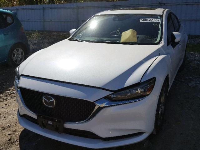 JM1GL1VY8J1306031 - 2018 MAZDA 6 GS-L WHITE photo 2