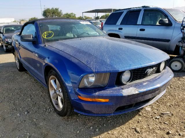 1ZVHT85H865265376 - 2006 FORD MUSTANG GT BLUE photo 1