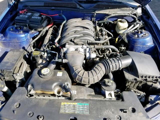1ZVHT85H865265376 - 2006 FORD MUSTANG GT BLUE photo 7