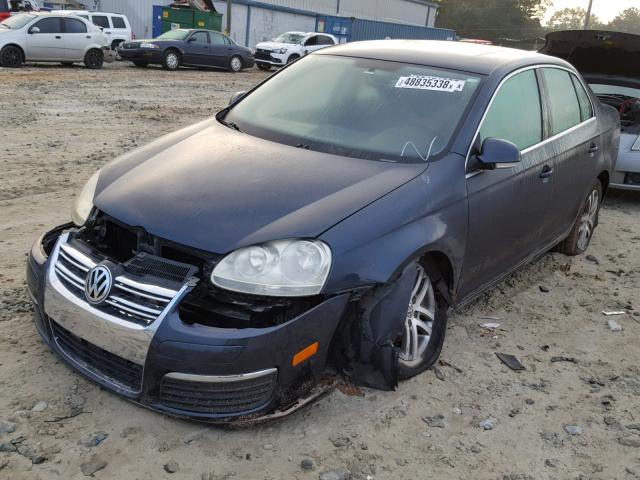 3VWSF71K06M658274 - 2006 VOLKSWAGEN JETTA 2.5 BLUE photo 2