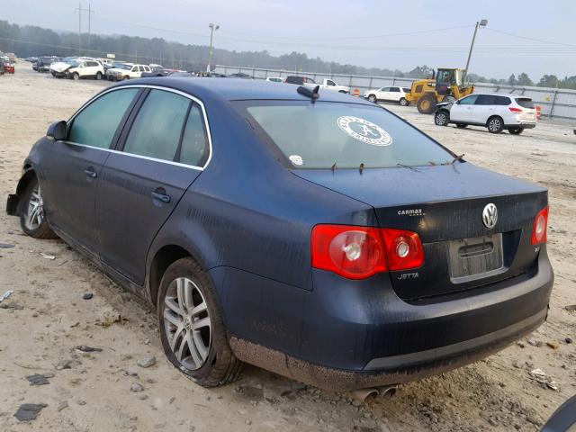 3VWSF71K06M658274 - 2006 VOLKSWAGEN JETTA 2.5 BLUE photo 3