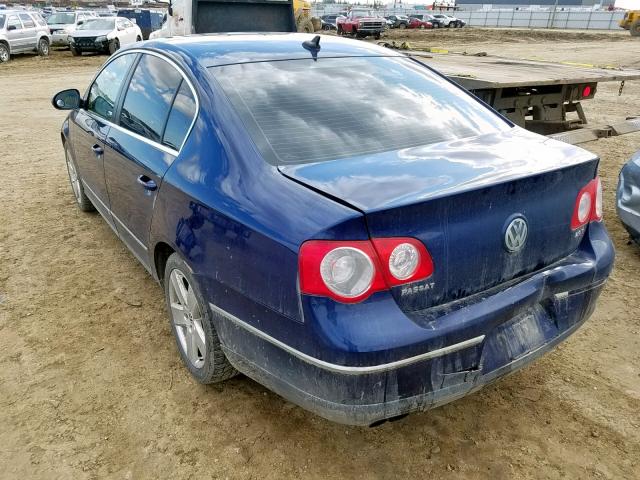 WVWAK93CX8E239367 - 2008 VOLKSWAGEN PASSAT KOM BLUE photo 3