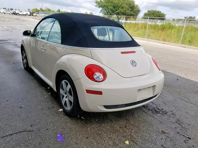 3VWRF31Y86M311836 - 2006 VOLKSWAGEN NEW BEETLE ბეჟი ფოტო 3