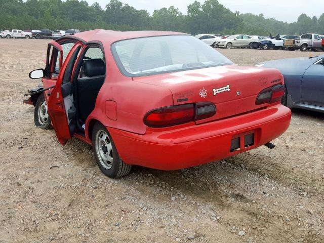 1Y1SK5263TZ031336 - 1996 GEO PRIZM BASE RED photo 3