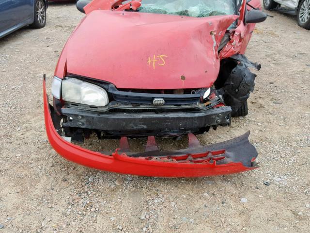 1Y1SK5263TZ031336 - 1996 GEO PRIZM BASE RED photo 7