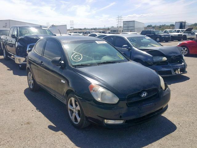 KMHCN36C69U118122 - 2009 HYUNDAI ACCENT SE BLACK photo 1