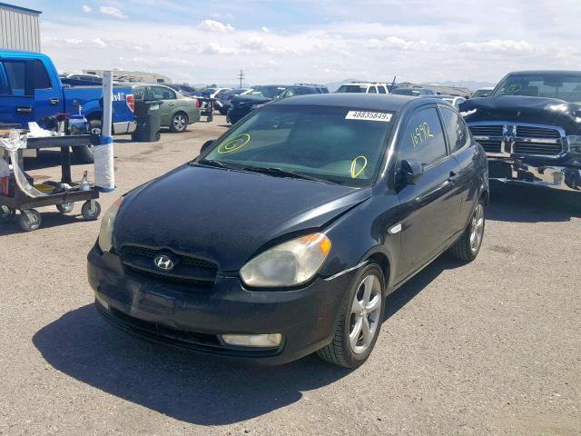 KMHCN36C69U118122 - 2009 HYUNDAI ACCENT SE BLACK photo 2