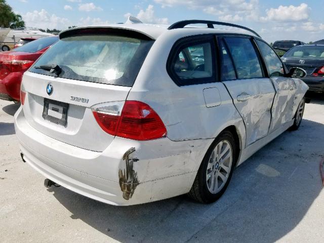 WBAVS13597FX15019 - 2007 BMW 328 IT WHITE photo 4