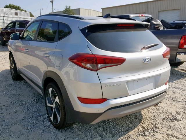 KM8J33A26JU788057 - 2018 HYUNDAI TUCSON VAL SILVER photo 3