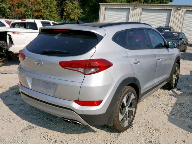 KM8J33A26JU788057 - 2018 HYUNDAI TUCSON VAL SILVER photo 4