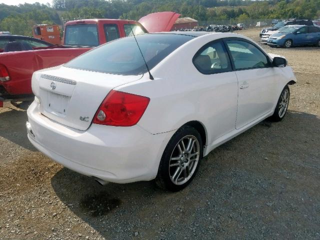 JTKDE177860087868 - 2006 TOYOTA SCION TC თეთრი ფოტო 4
