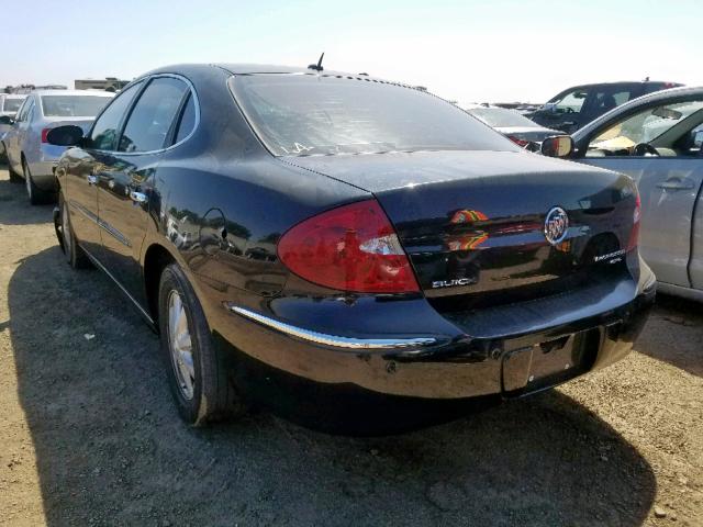 2G4WD582X61248301 - 2006 BUICK LACROSSE C BLACK photo 3