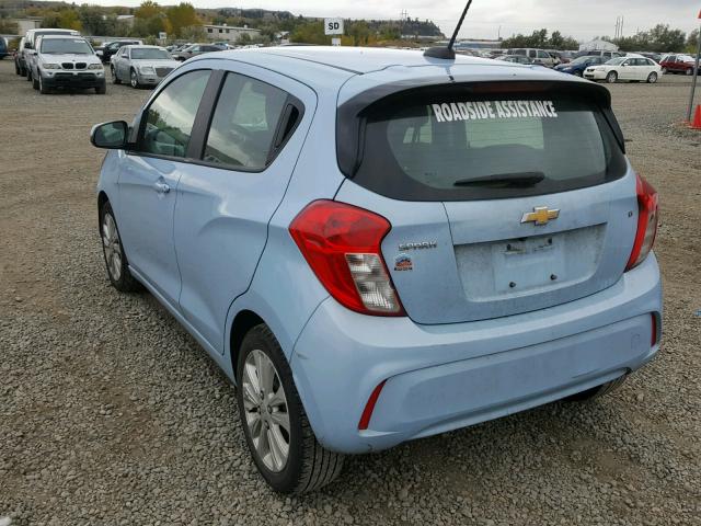 KL8CC6SA2GC646865 - 2016 CHEVROLET SPARK 1LT BLUE photo 3