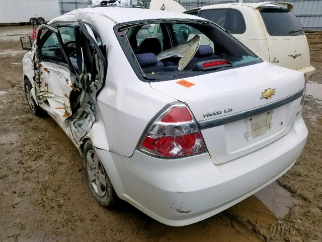 KL1TD55638B273470 - 2008 CHEVROLET AVEO BASE Ağ foto 3