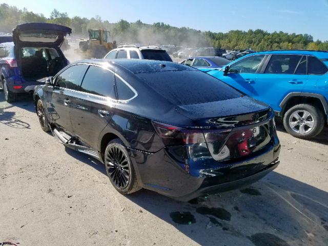 4T1BK1EB9GU242433 - 2016 TOYOTA AVALON XLE BLACK photo 3