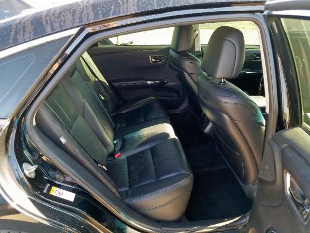4T1BK1EB9GU242433 - 2016 TOYOTA AVALON XLE BLACK photo 6