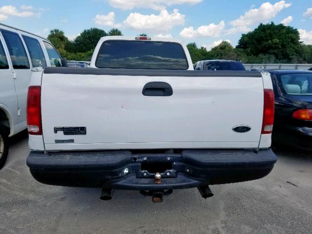 1FTNF20L5YED95933 - 2000 FORD F250 SUPER WHITE photo 6