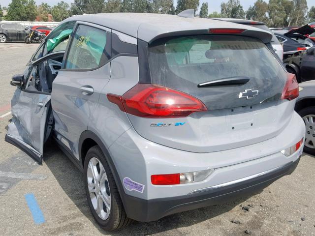 1G1FY6S08K4116859 - 2019 CHEVROLET BOLT EV LT GRAY photo 3