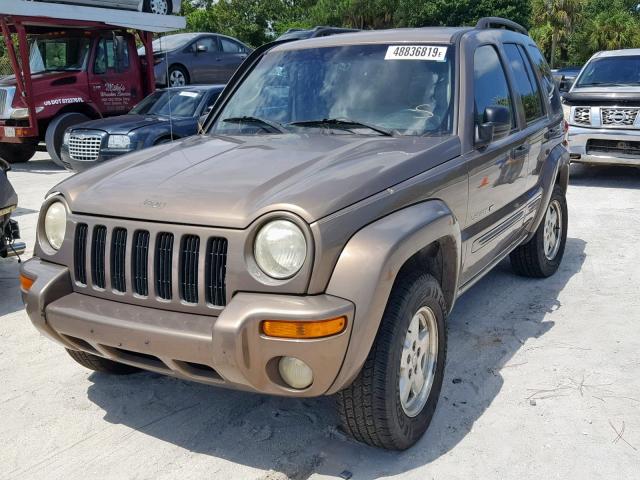 1J4GL58K82W149677 - 2002 JEEP LIBERTY LI BROWN photo 2