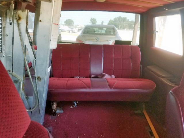 2B4FK45K6KR301030 - 1989 DODGE CARAVAN SE MAROON photo 6