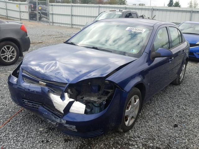 1G1AL55F677263044 - 2007 CHEVROLET COBALT LT BLUE photo 2