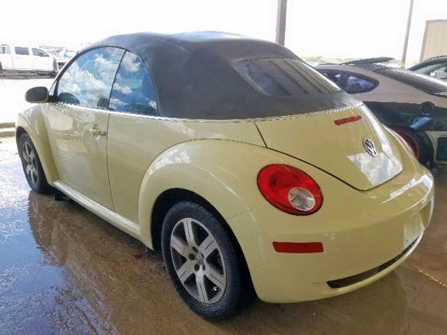 3VWRF31Y46M316340 - 2006 VOLKSWAGEN NEW BEETLE 黄色 照片 3