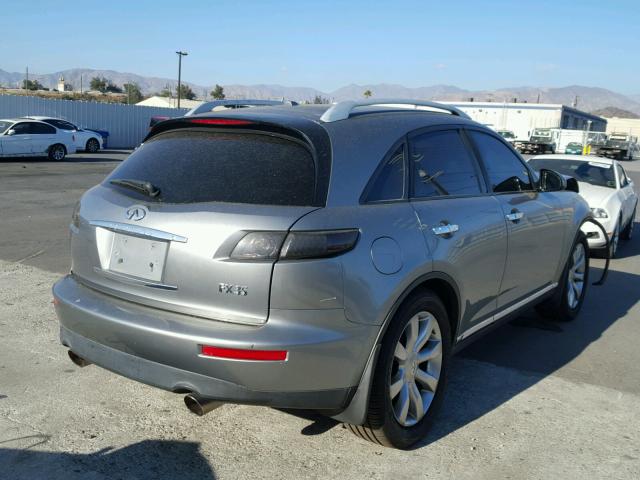 JNRAS08U98X102101 - 2008 INFINITI FX35 GRAY photo 4