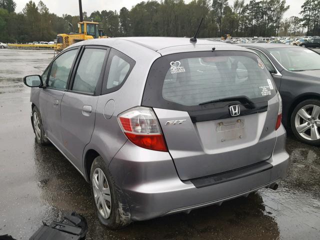 JHMGE87269S040783 - 2009 HONDA FIT SILVER photo 3