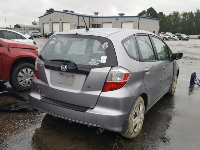 JHMGE87269S040783 - 2009 HONDA FIT SILVER photo 4