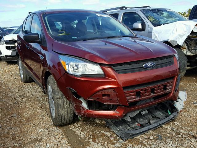 1FMCU0F70GUB15055 - 2016 FORD ESCAPE S RED photo 1