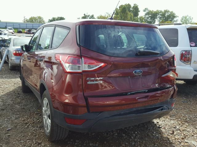 1FMCU0F70GUB15055 - 2016 FORD ESCAPE S RED photo 3