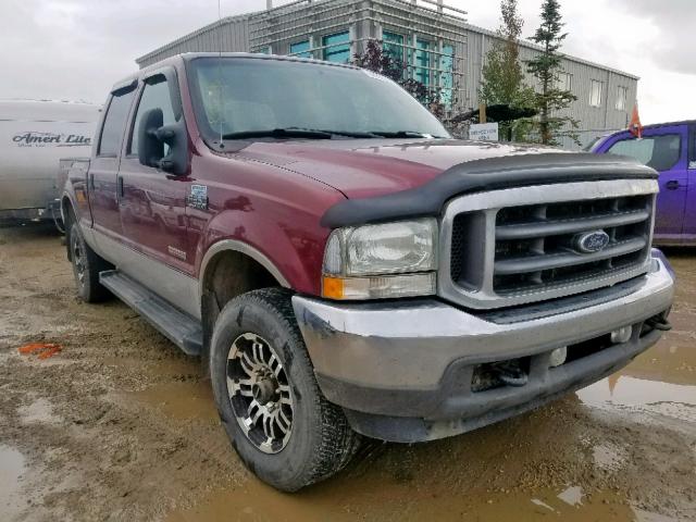 1FTSW31P24EA72783 - 2004 FORD F350 SRW S BROWN photo 1