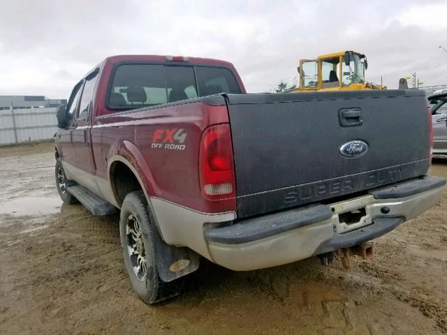 1FTSW31P24EA72783 - 2004 FORD F350 SRW S BROWN photo 3