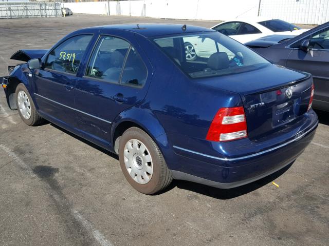 3VWRA69M64M035395 - 2004 VOLKSWAGEN JETTA GL BLUE photo 3