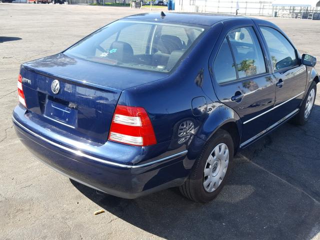 3VWRA69M64M035395 - 2004 VOLKSWAGEN JETTA GL BLUE photo 4