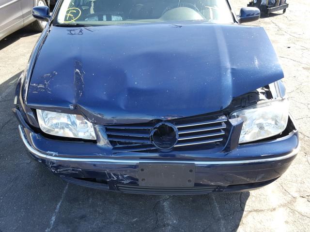 3VWRA69M64M035395 - 2004 VOLKSWAGEN JETTA GL BLUE photo 7