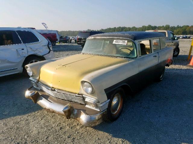 A56S047397 - 1956 CHEVROLET 210 TWO TONE photo 2