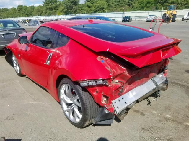 JN1AZ4EH6DM383900 - 2013 NISSAN 370Z BASE RED photo 3