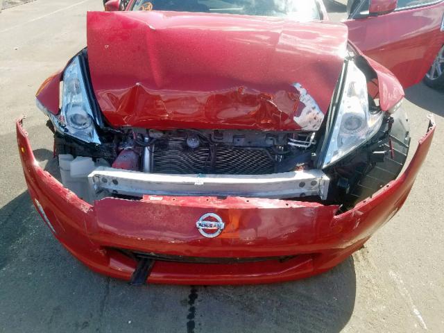 JN1AZ4EH6DM383900 - 2013 NISSAN 370Z BASE RED photo 7