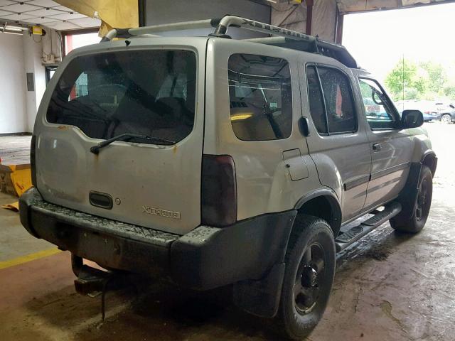 5N1ED28YX2C542400 - 2002 NISSAN XTERRA XE SILVER photo 4