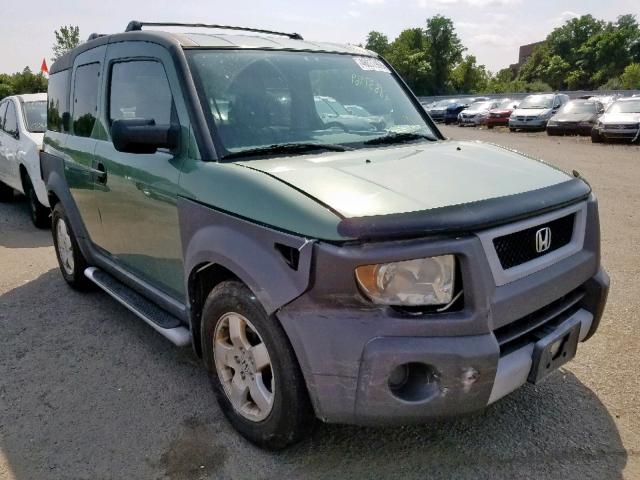 5J6YH28644L011341 - 2004 HONDA ELEMENT EX GREEN photo 1