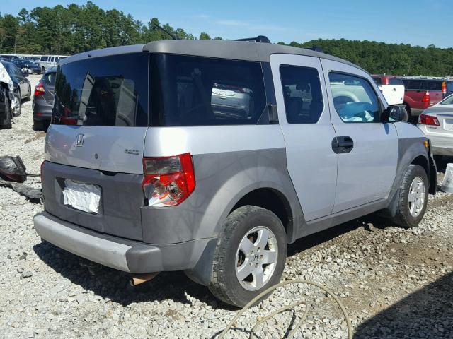 5J6YH18533L018460 - 2003 HONDA ELEMENT EX GRAY photo 4