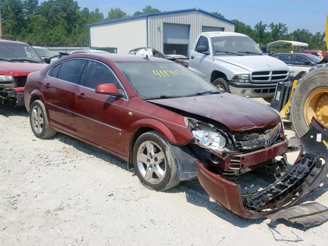 1G8ZS57N48F255219 - 2008 SATURN AURA XE MAROON photo 1