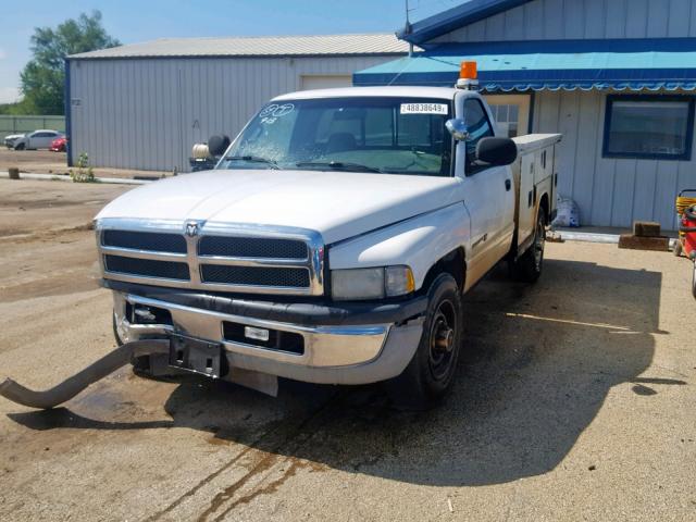 3B6KC26Z21M280444 - 2001 DODGE RAM 2500 WHITE photo 2