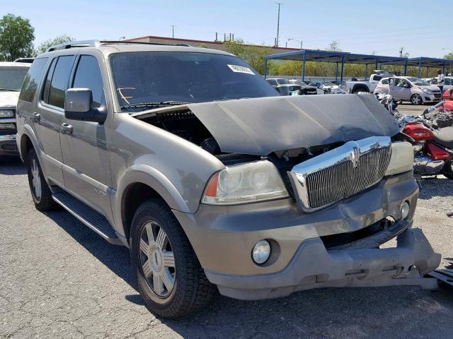 5LMEU68H44ZJ48539 - 2004 LINCOLN AVIATOR ნაცრისფერი ფოტო 1